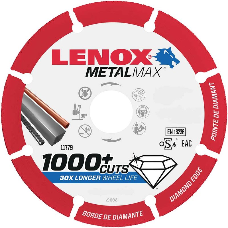 Lenox MetalMax Diamond Metal Cutting Disc 100mm