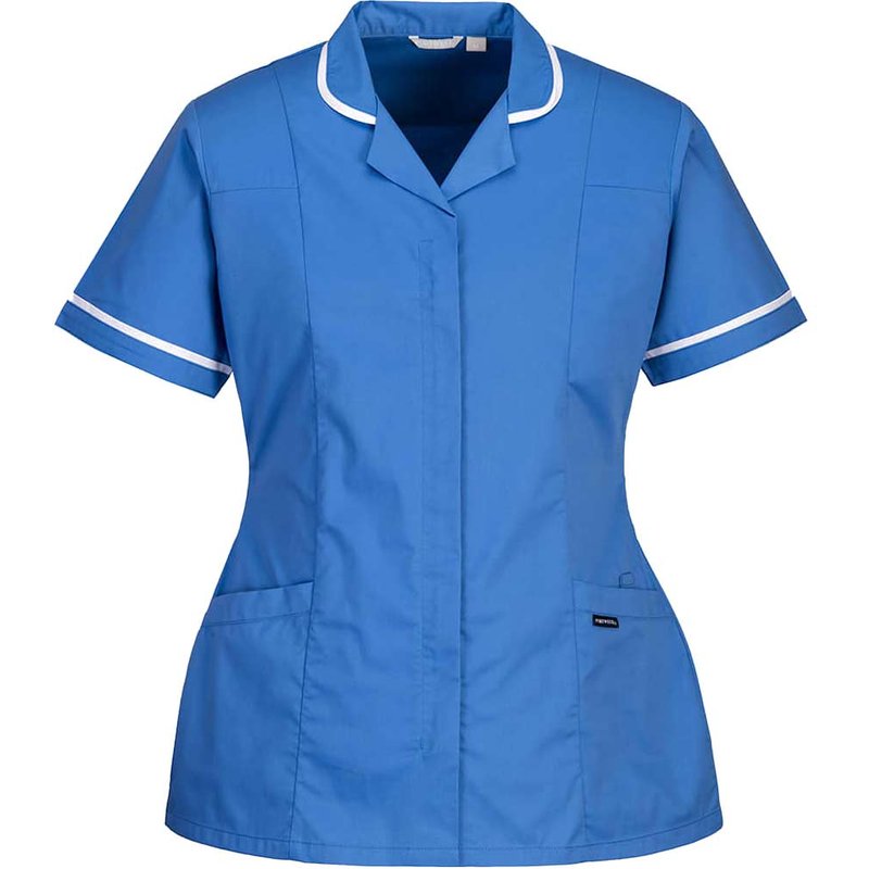 Portwest Womens Stretch Classic Healthcare Tunic Blue M