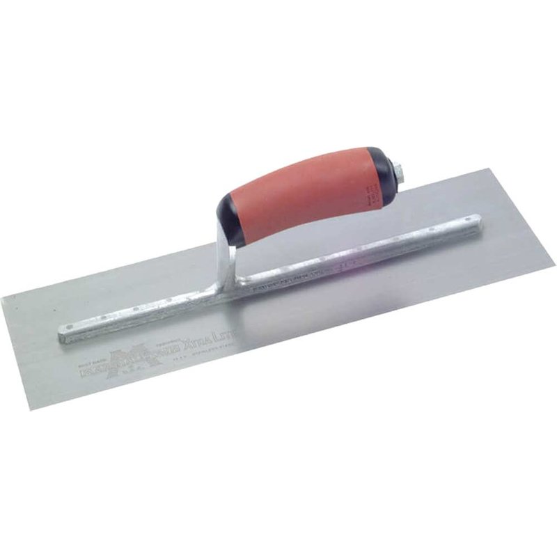 Marshalltown MPB14SSD Pre-Worn PermaShape® Finishing S/S Trowel DuraSoft® Handle 14 x 5in MPB14SSD