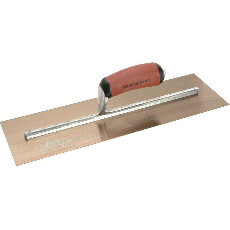 Marshalltown MXS165GD Gold Finishing Trowel DuraSoft® Handle 16 x 5in MXS165GD