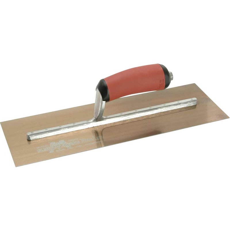 Marshalltown MXS73GSD Gold Finishing Trowel DuraSoft® Handle 14 x 4.3/4in MXS73GSD