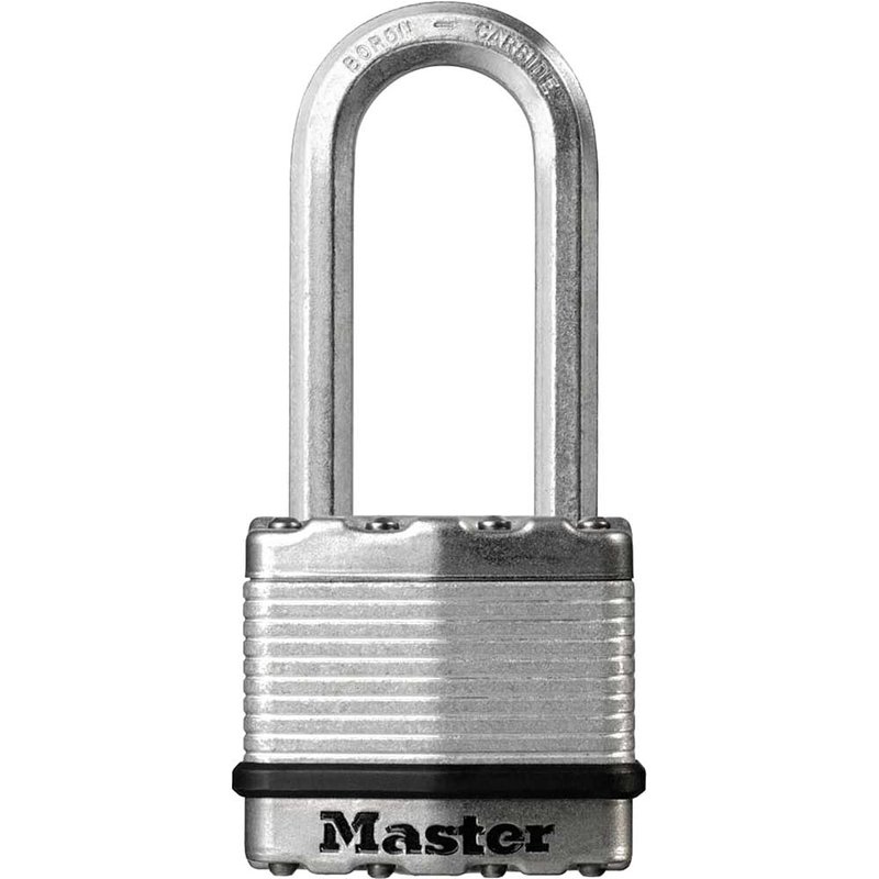 Master Lock Excellâ„¢ Laminated Steel 50mm Padlock 4-Pin - 51mm Shackle M5EURDLH