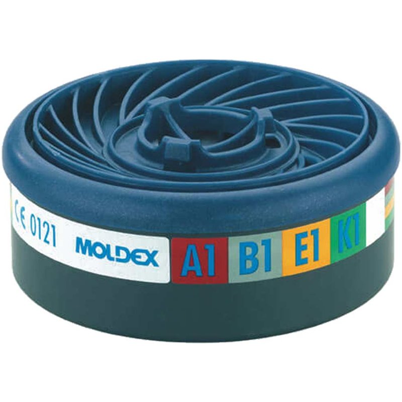 Moldex 9400 ABEK1 Gas Filter Cartridge for 9 Series Masks Pack of 2