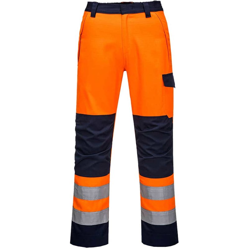 Portwest MV36 Modaflame Hvo trousers Orange / Navy 2XL 31"