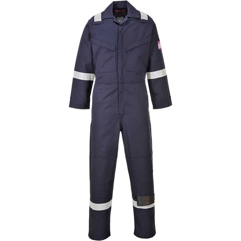 Modaflame Mens Flame Resistant Overall Navy XL