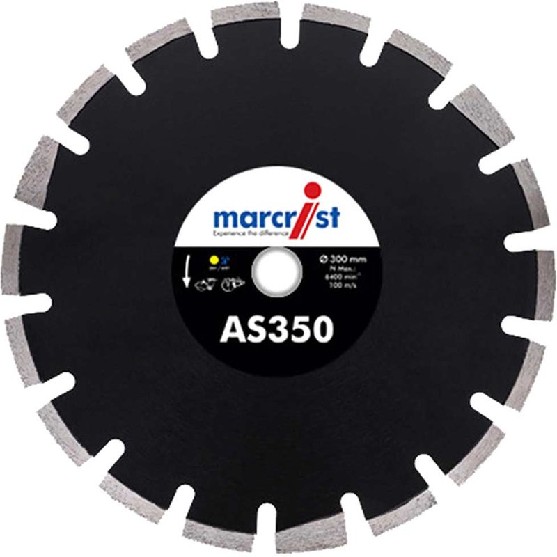 Marcrist AS350 Asphalt Diamond Blade 300mm 25.4mm