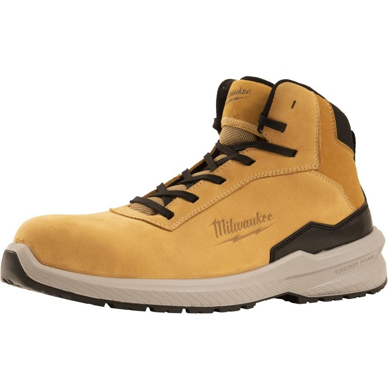 Milwaukee Flextred S3S Safety Boots Beige Size 8 - 4932493746