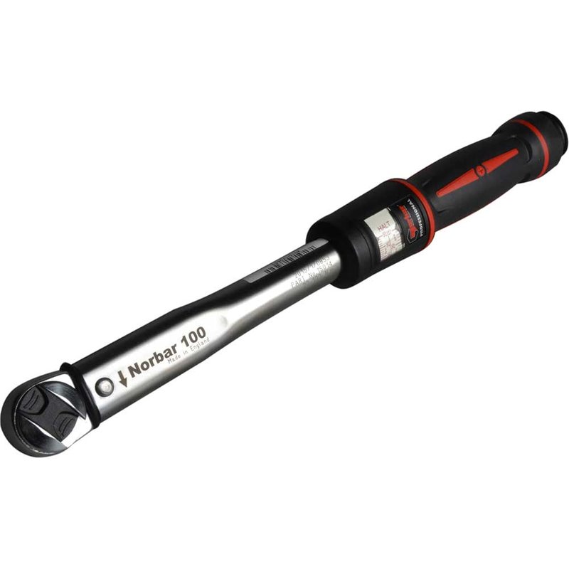Norbar Pro 100 Adjustable Reversible Automotive Torque Wrench 3/8in Drive 20-100Nm 15014