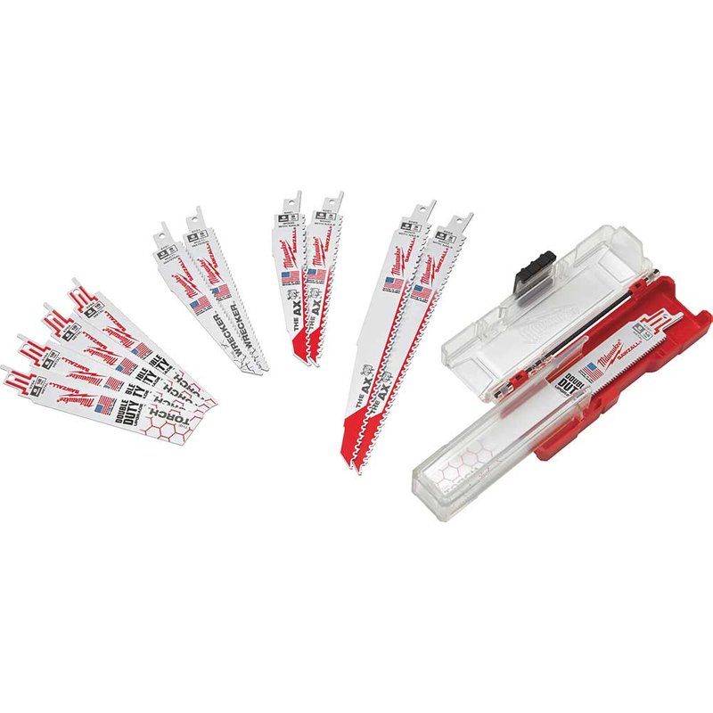 Milwaukee Sawzall 12 Piece Reciprocating Sabre Saw Blade Set