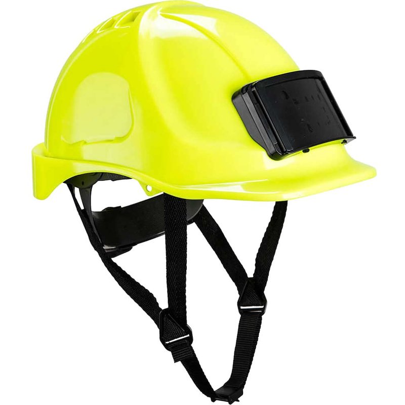 Portwest Endurance Badge Holder Safety Helmet Yellow