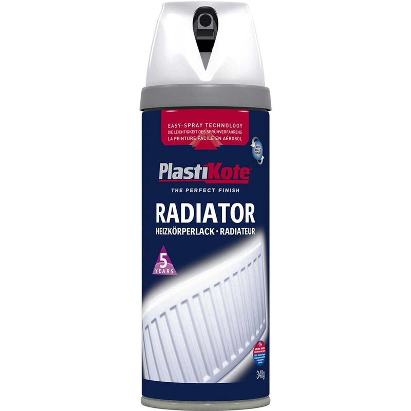 PlastiKote Premium Radiator Gloss White 400ml 26100 026100