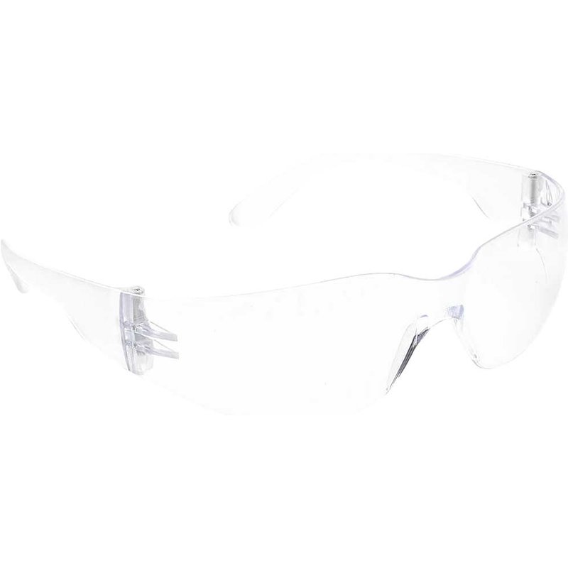 Portwest Wrap Around Safety Glasses Clear Clear