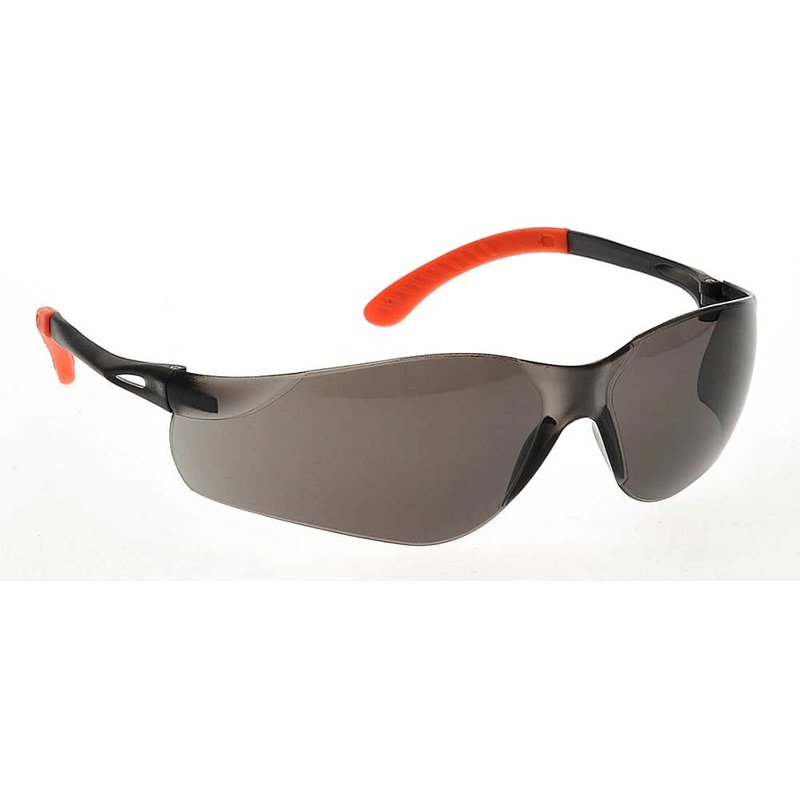 Portwest Pan View Safety Glasses Orange Smoke