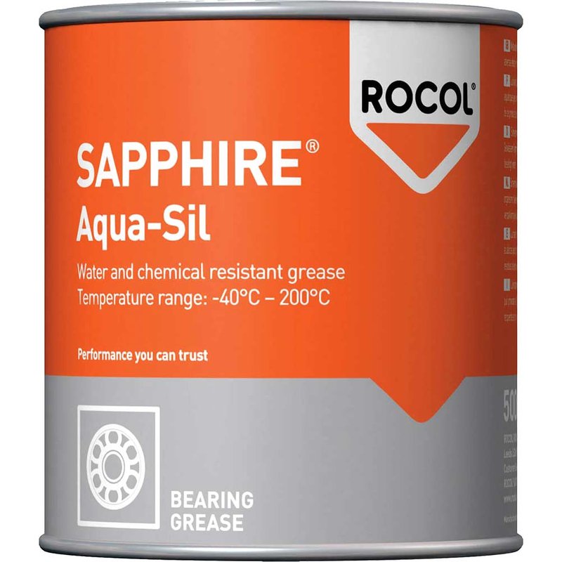 ROCOL SAPPHIRE® Aqua-Sil Bearing Grease Tin 500g 12253