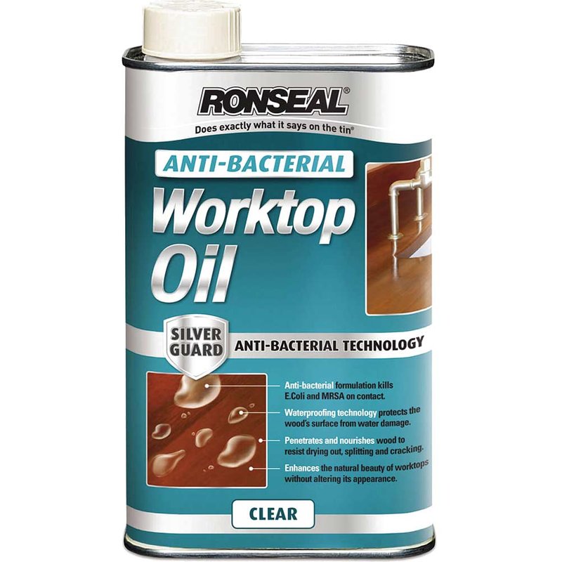 Ronseal Anti-Bacterial Worktop Oil 1 litre 36224
