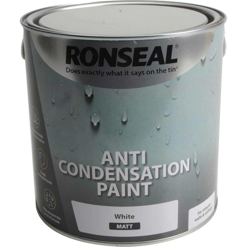Ronseal Anti Condensation Paint White Matt 2.5 litre 37475