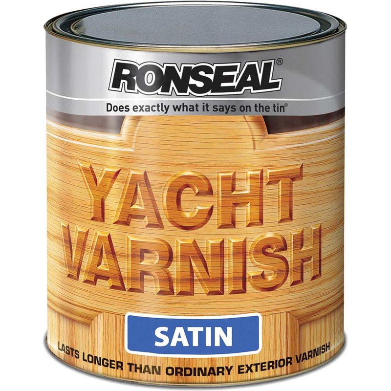 Ronseal Exterior Yacht Varnish Satin 2.5 litre 34909