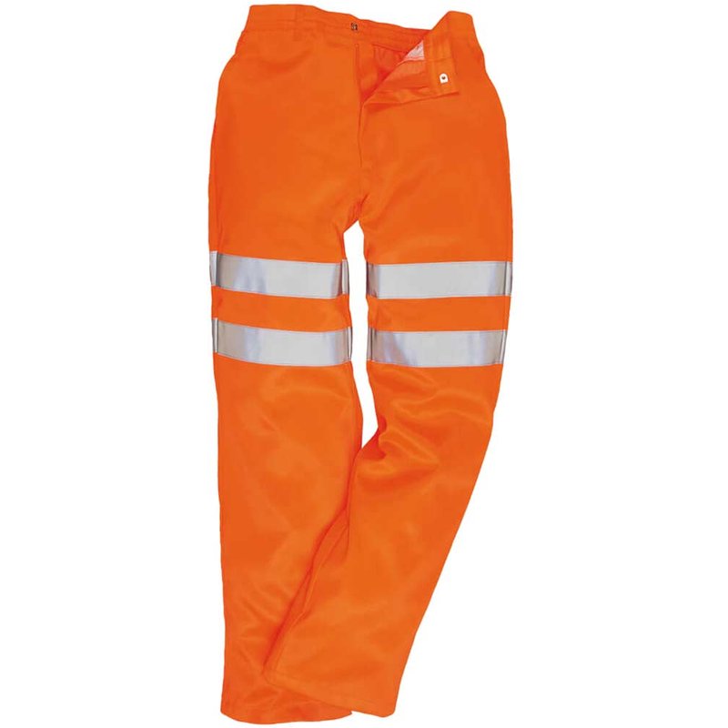 Portwest Polycotton Hi Vis Trousers Orange M 31"