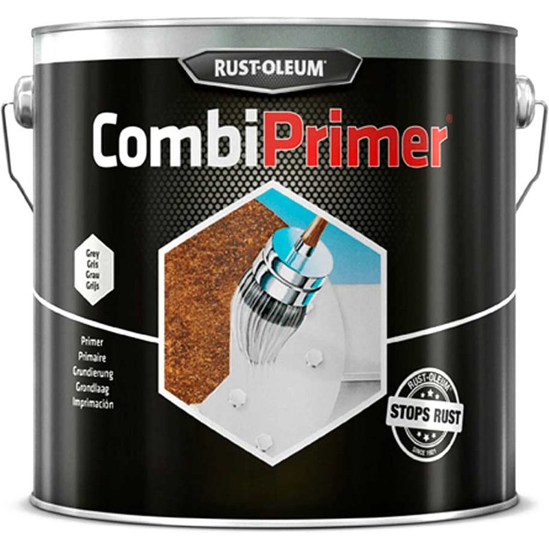 Rust Oleum CombiPrimer Anti Rust Metal Primer Paint Red 750ml
