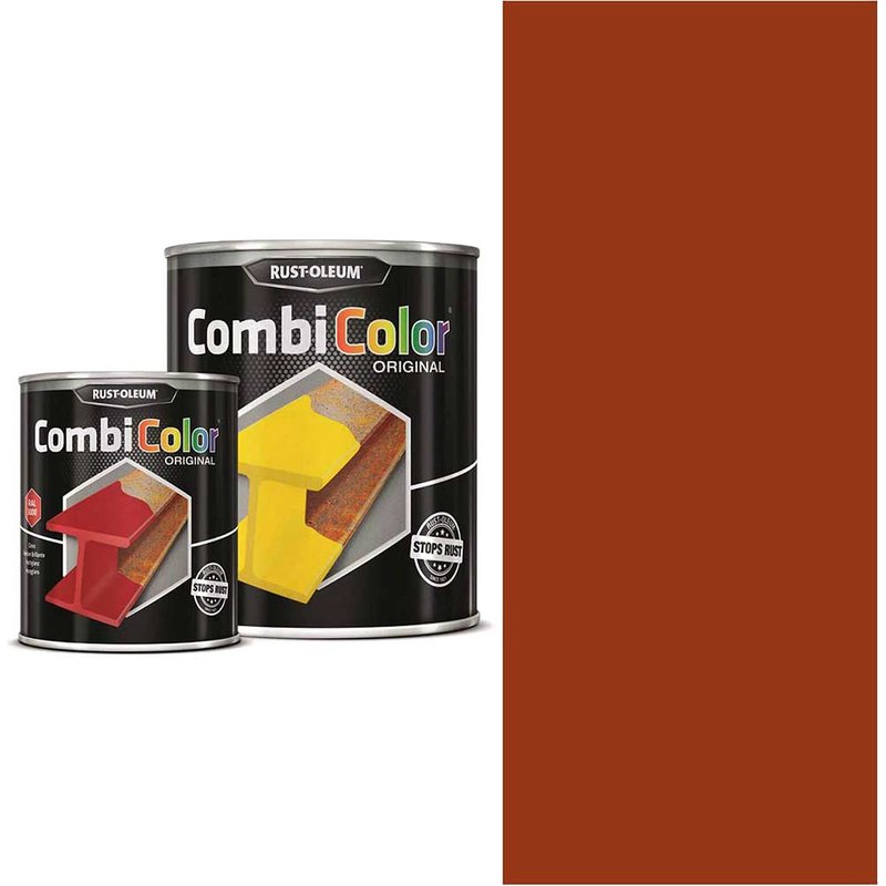 Rust Oleum CombiColor Metal Protection Paint Bright Red 750ml