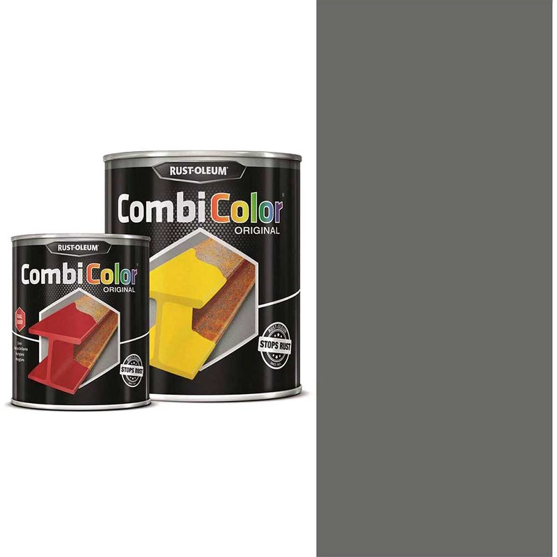 Rust Oleum CombiColor Metal Protection Paint Navy Grey 750ml