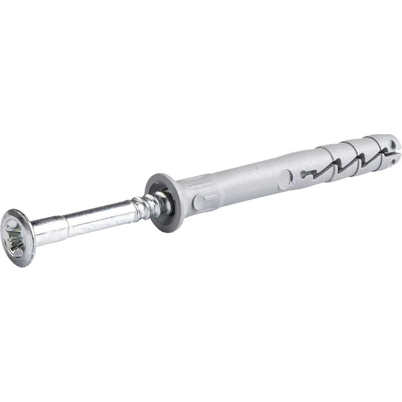 Rawl FX-N-L Nylon Hammer In Fixing with Countersunk Head Screw 8mm 120mm Pack of 50