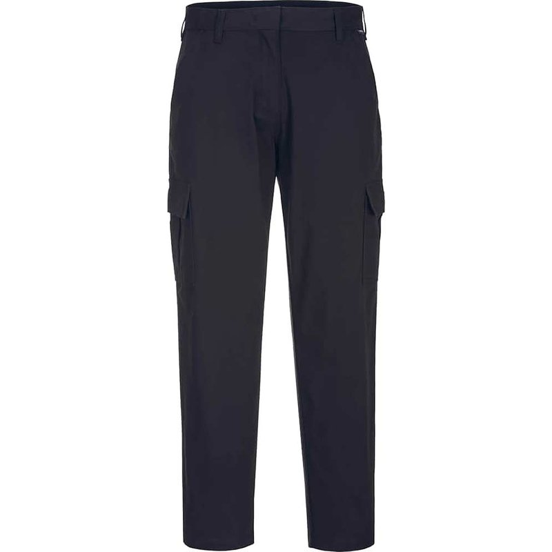 Portwest Womens Stretch Cargo Trousers Black 30" 31"