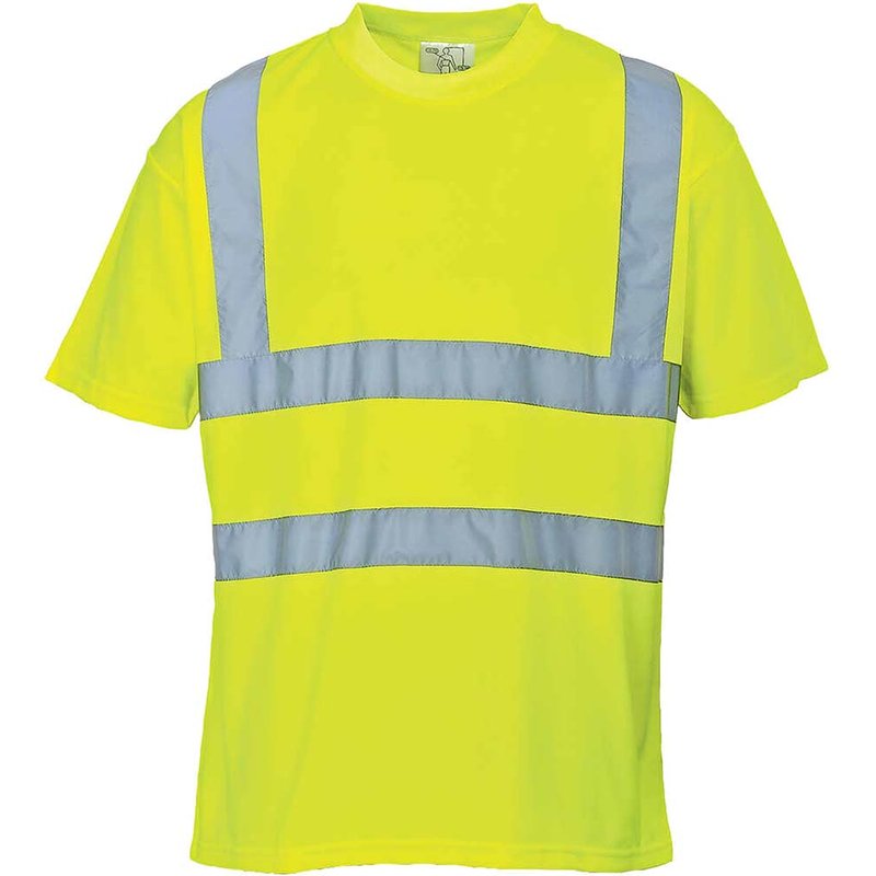 Portwest Hi Vis Short Sleeve T Shirt Yellow 5XL