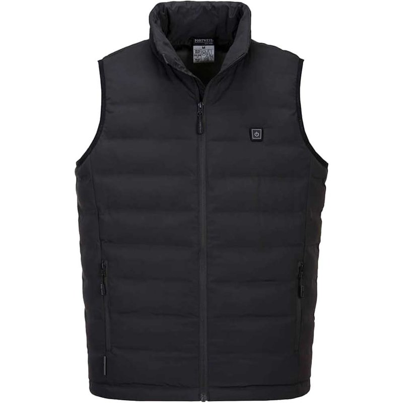 Portwest Ultrasonic Heated Tunnel Gilet Black L