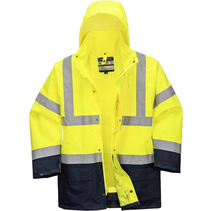 Portwest Essential 5 in 1 Two Tone Jacket Yellow / Navy XL