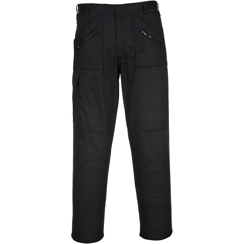 Portwest Action Trousers Black 32" 29"