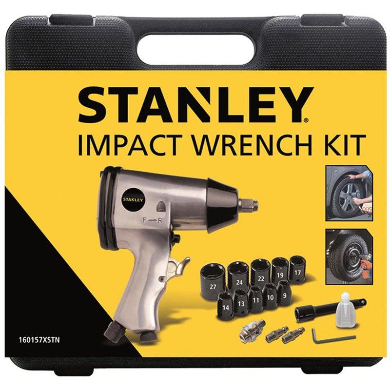 Stanley® Air Compressors Impact Wrench Kit 160157XSTN