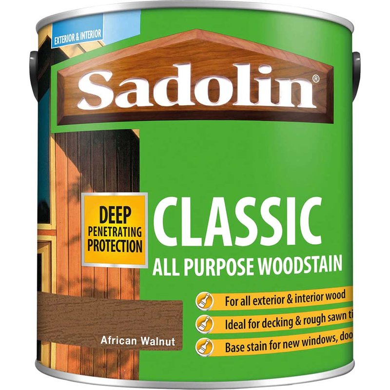Sadolin Classic Wood Protection African Walnut 2.5 litre 5028484