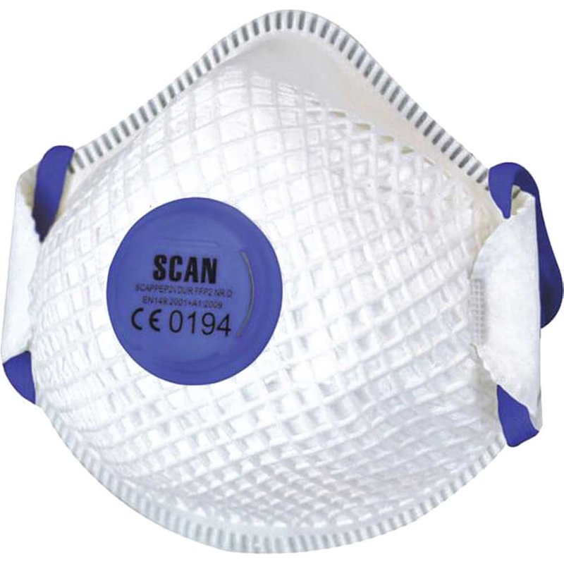 Scan Moulded Duranet Disposable Mask FFP2 (Pack of 2) DTCA1N-FD-2
