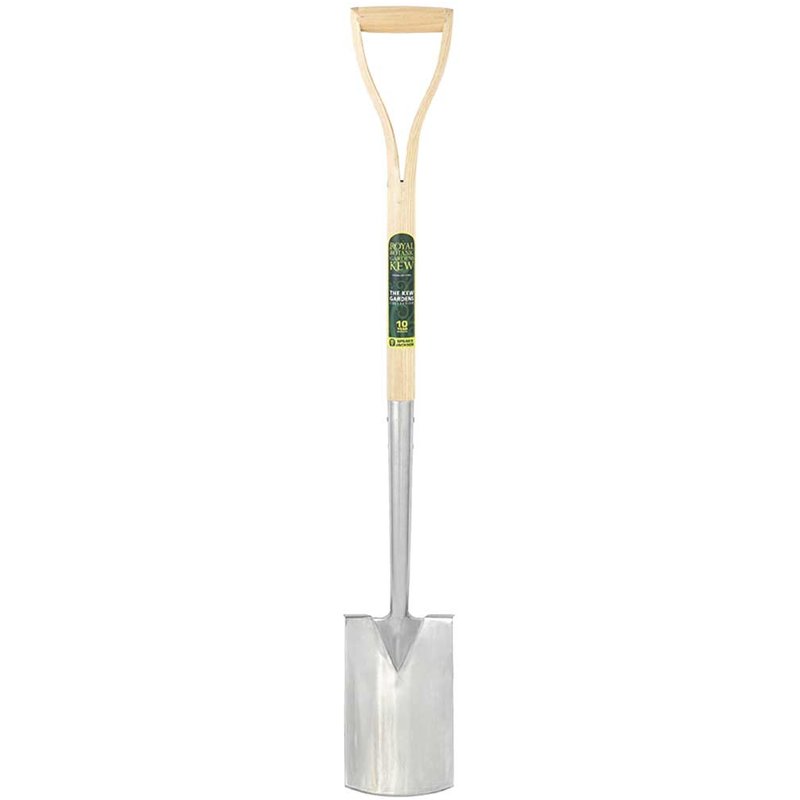 Kew Gardens Treaded Stainless Steel Border Spade