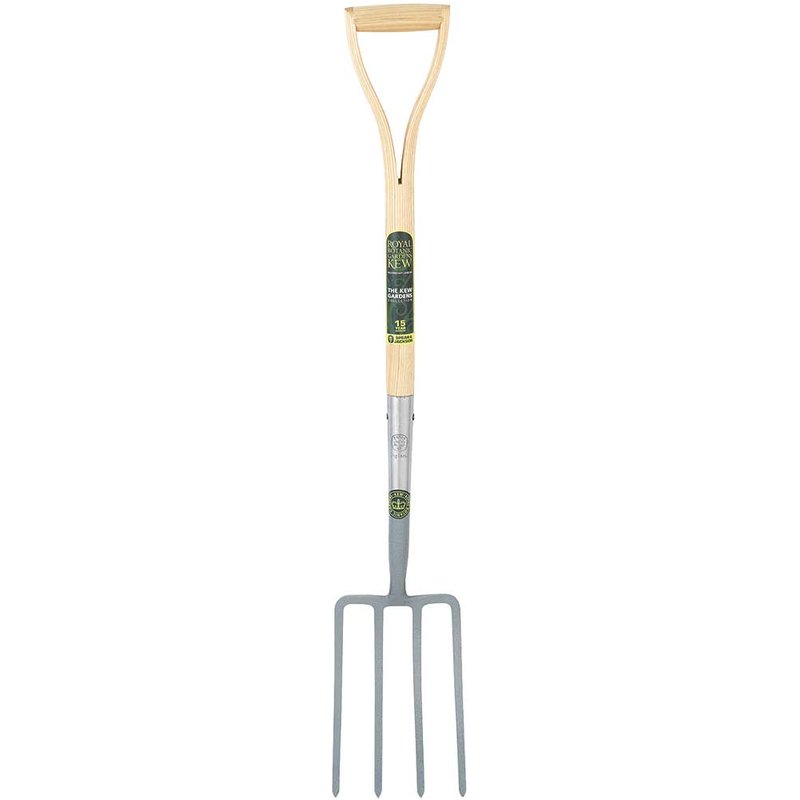 Kew Gardens Carbon Steel Digging Fork