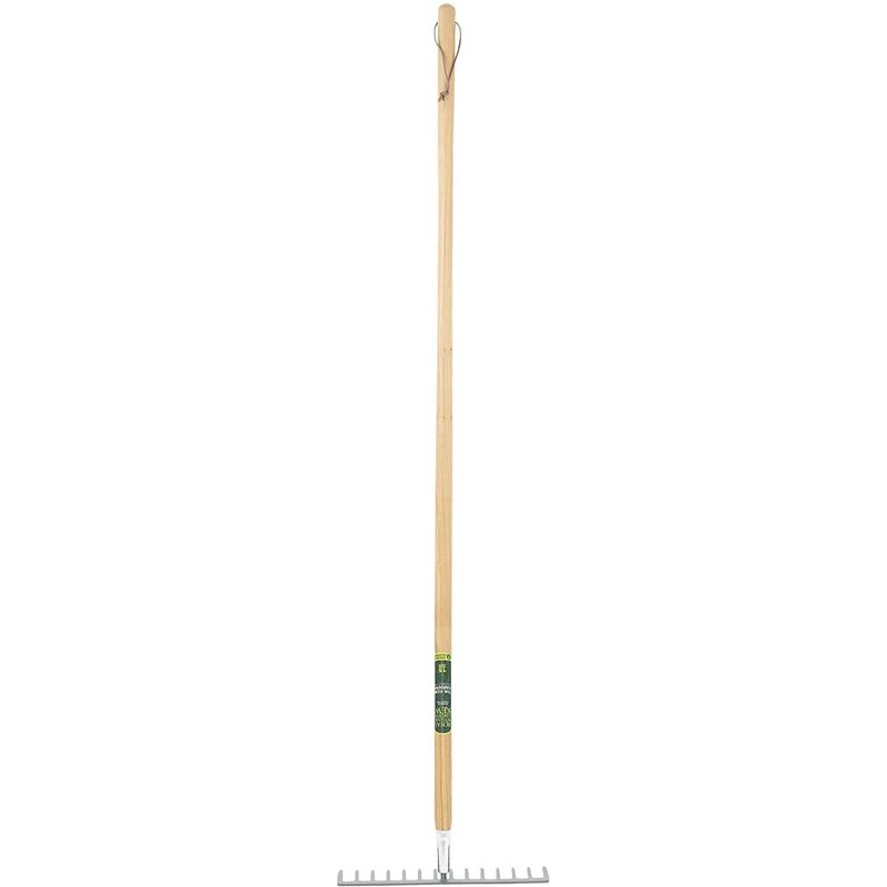 Kew Gardens Carbon Steel Soil Rake 1.5m