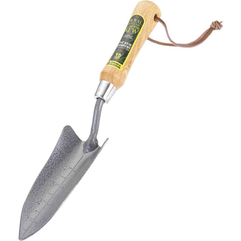 Kew Gardens Carbon Steel Transplanting Trowel