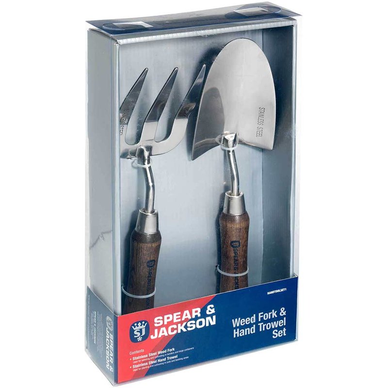 Spear and Jackson Stainless Steel Trowel and Fork Garden Tool Set