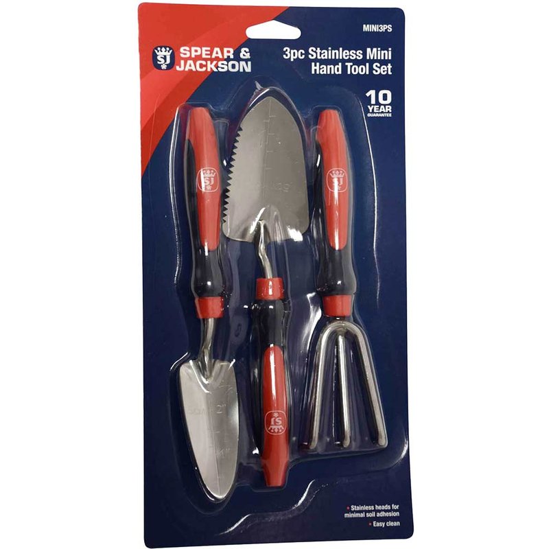 Spear and Jackson Select 3 Piece Stainless Steel Mini Garden Tool Set