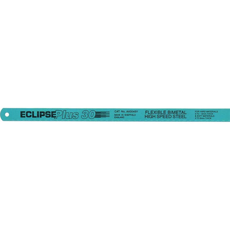 Eclipse Plus 30 Bimetal Hacksaw Blades 12" / 300mm 32tpi Pack of 10