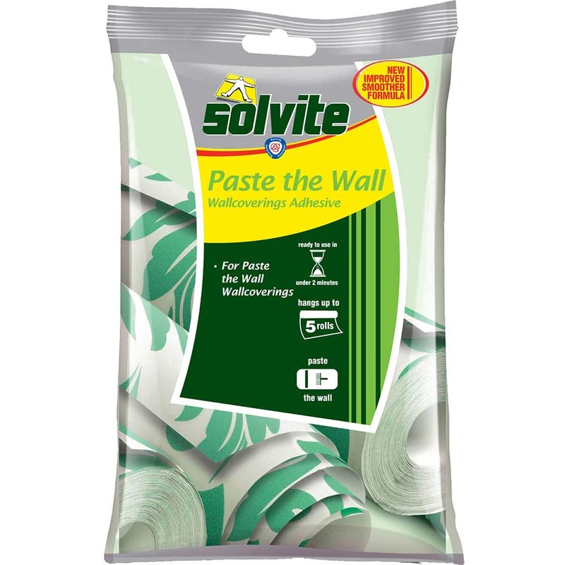 Solvite Paste the Wall Wallcoverings Adhesive - 5 Roll Sachet 1584707