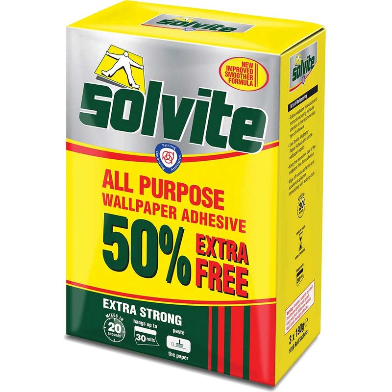 Solvite All Purpose Paper Adhesive Decorators with 50% Extra Free 1882382