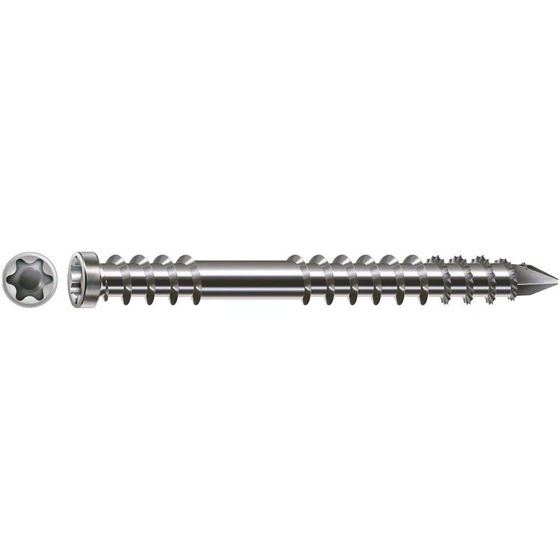 Spax A4 Stainless Steel Torx Decking Screws 6mm 60mm Pack of 100