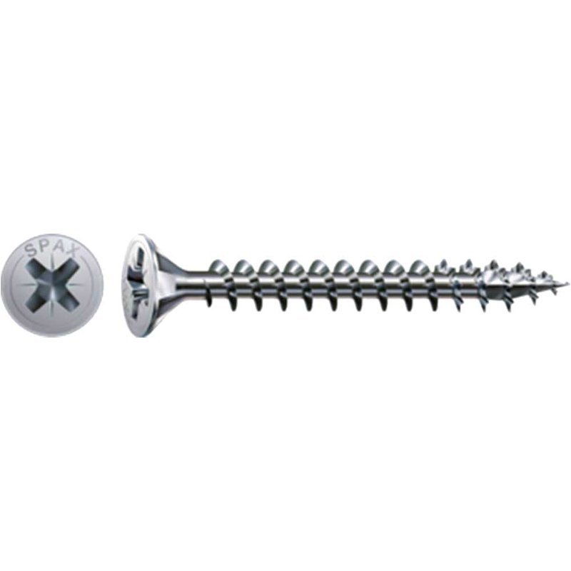 Spax S Self Countersinking Pozi Wood Screws Wirox 5mm 100mm Pack of 100