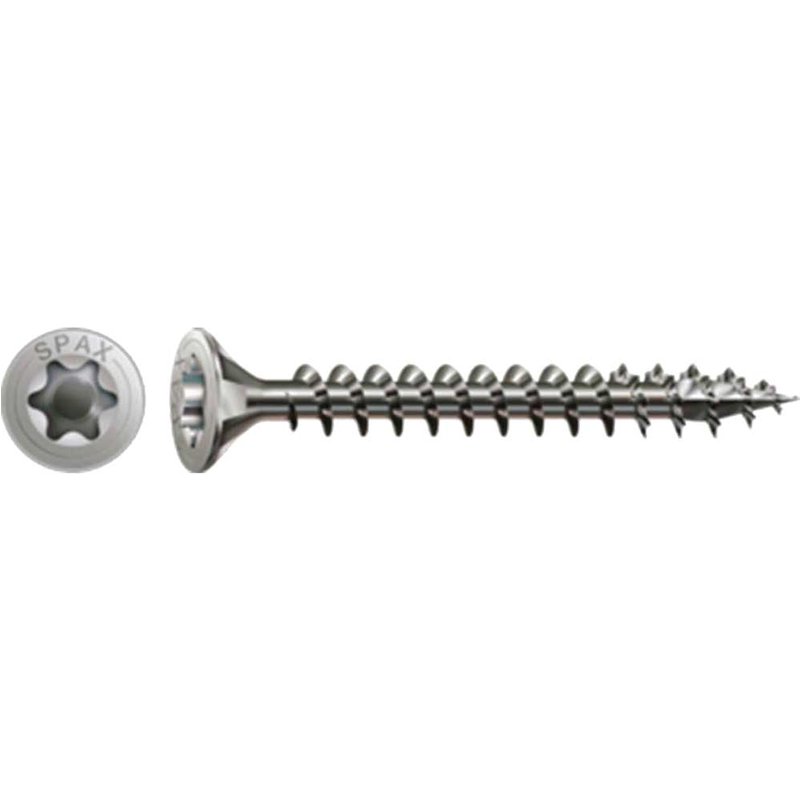 Spax Countersinking Torx Wood Screws Stainless 5mm 60mm Pack of 25