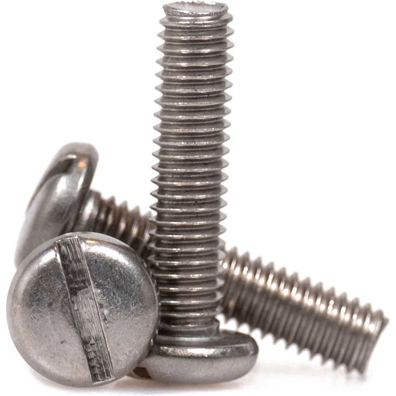 Sirius Pan Head Machine Screw Slotted A4 316 Stainless Steel M6 20mm Pack of 1