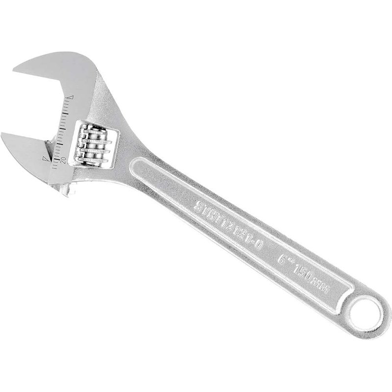 STANLEY® Hand Tools Metal Adjustable Wrench 150mm (6in) STHT13121-0