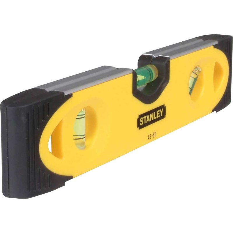 STANLEY® Hand Tools Magnetic Shockproof Torpedo Level 230mm 0-43-511