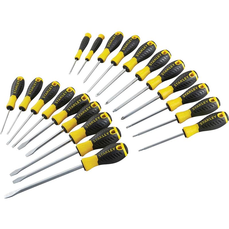 STANLEY® Hand Tools 0-60-213 Essential Screwdriver Set, 20 Piece STHT0-60213